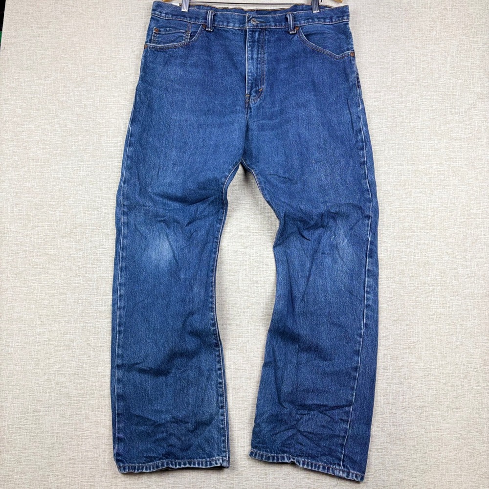 Levis 517 Mens 38x32 Bootcut Jeans Thigh Faded Denim